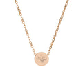 ROSE GOLD MINI CIRLE NECKLACE