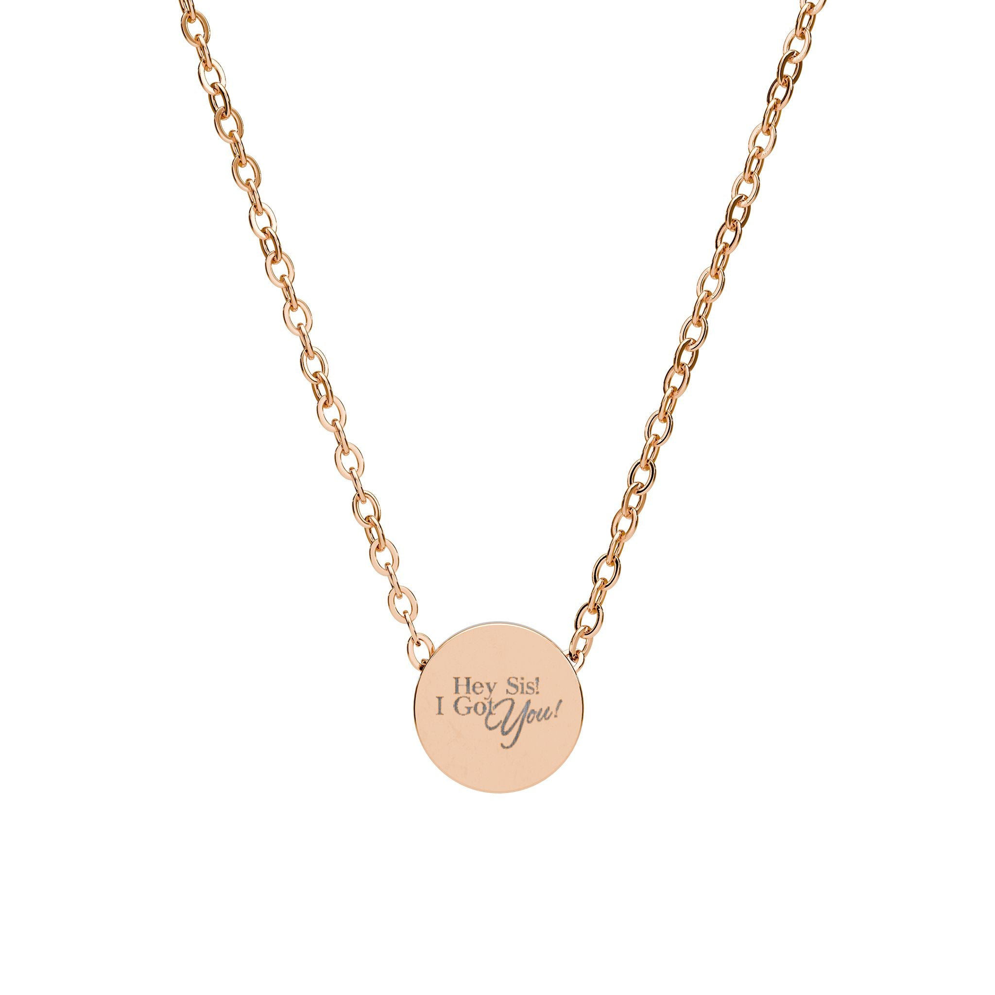 ROSE GOLD MINI CIRLE NECKLACE